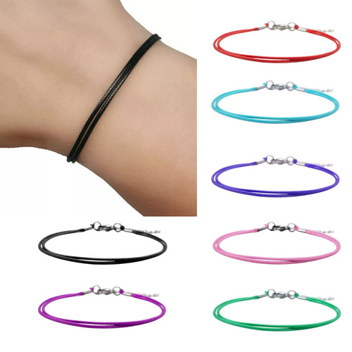 Bracciale corda regolabile - bracciale,