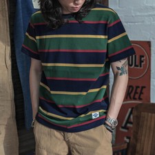 T-shirt girocollo a righe Ivy