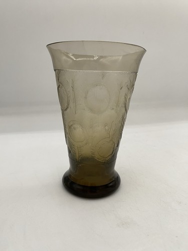 Rarissimo vaso vetro inciso - vaso,