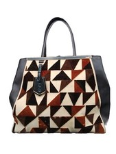 Sac Cuir FENDI 2 Jours Handbag