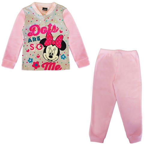 Pigiama bambina pile minnie - bambina, in