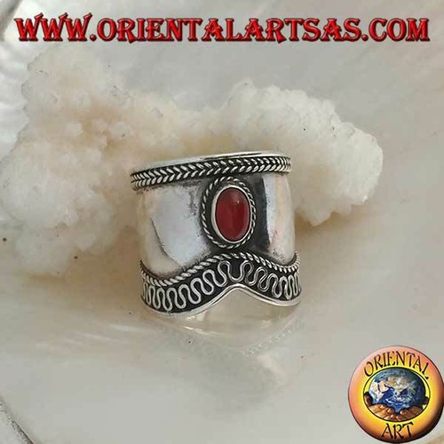 Anello argento 925 fascia - anello, 925‰