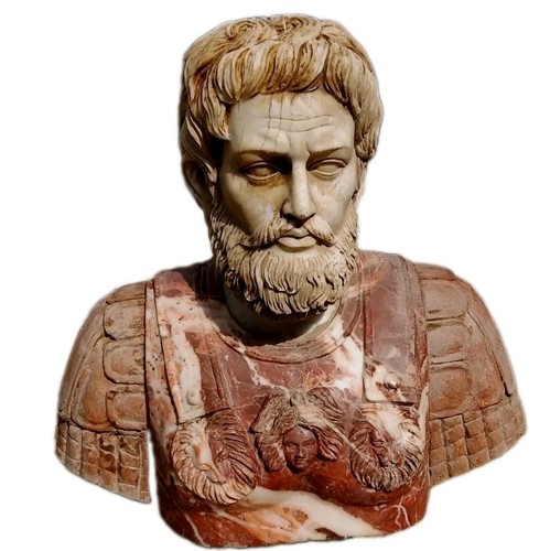 Busto magistrato romano - , in