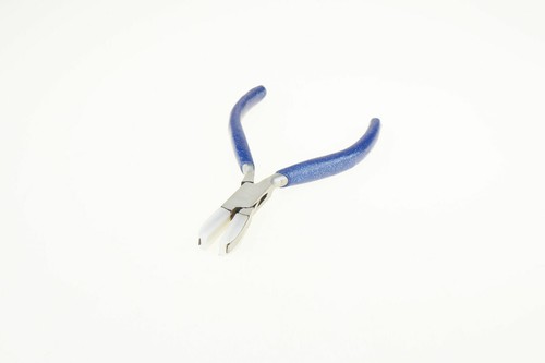Pinza acciaio becchi piani - acciaio,