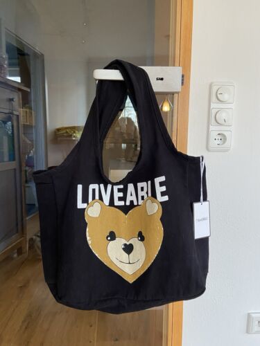 Borsa lauren moshi nera orso - nera,