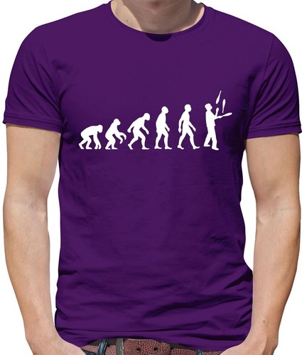 Evolution man juggler - evolution,