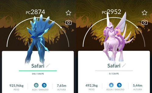 Pokemon dialga palkia sfondo - o,