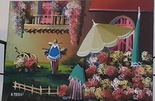 Quadro olio tela abdul - su,
