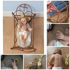 Antico Gesù Bambino Gesso