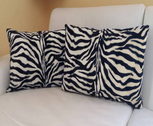 Cuscino arredo zebrato con - arredo,