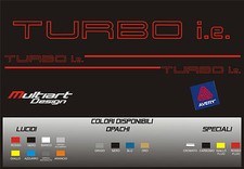 ADESIVI FASCE PER FIAT UNO TURBO I.E. INTROVABILI