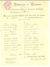 1876 MARMORA (CN) Nozze tra