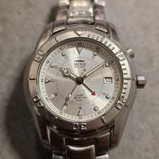 Orologio Sector ADV 6500 1853650015 100M Sveglia Allarme 38mm Funzionante