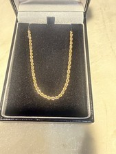 Catena in corda oro giallo