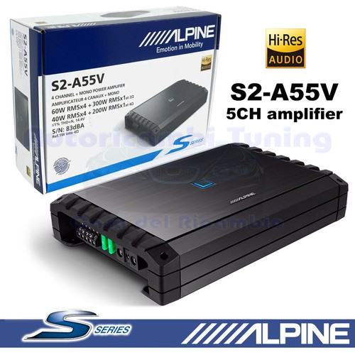 Amplificatore alpine a55v - amplificatore,