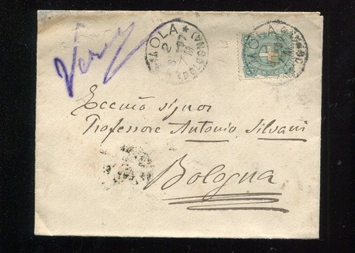 Italy 1897 busta - , da