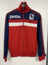 1984-85 Adidas Felpa Torino Sweda vintage Tg. 20 (M) rosso e blu