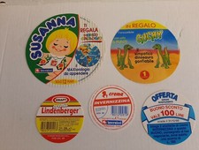 ?FORMAGGINO INVERNIZZI SUSANNA ETICHETTA☆ figurine/ADESIVO GUGHY VINTAGE ??