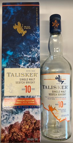 Talisker single malt scotch - single,