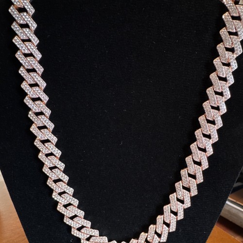 Collana maglia cubana tono