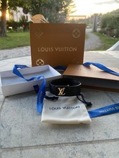 bracciale Lv slim - logo oro