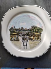 RARO PIATTO SCHERZER BAVARIA RAFFIGURANTE BERGAMO 