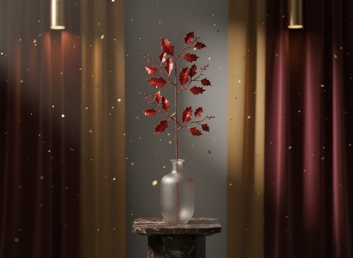 Stelo aghifoglia rosso - rosso, |