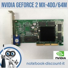 Nvidia GEFORCE 2 MX400/64MB SP6800M4D AGP DDR SCHEDA VIDEO GRAPHIC CARD 