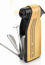 Accendino per Pipa Da Tabacco Gas Ricaricabile, Fiamma Dolce - Fornito Senza Gas