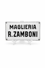 Insegna smaltata vintage - insegna,