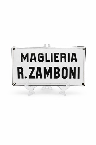 Insegna smaltata vintage - insegna,