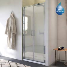 Box Doccia 90x90 cm Saloon Vetro Martellato - Spazio