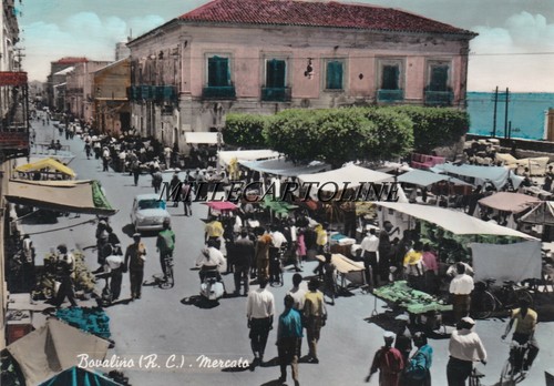 Bovalino mercato 1959 - mercato,