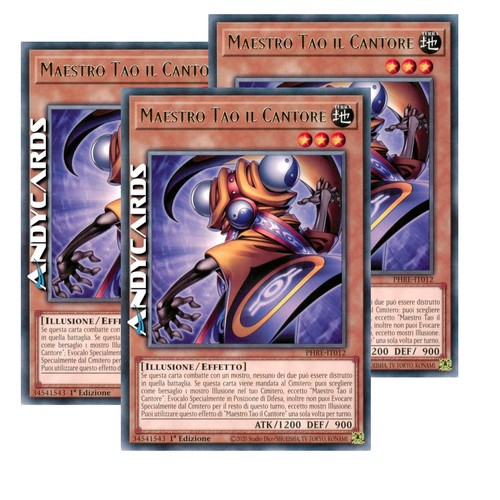 Maestro tao cantore - maestro, 3x
