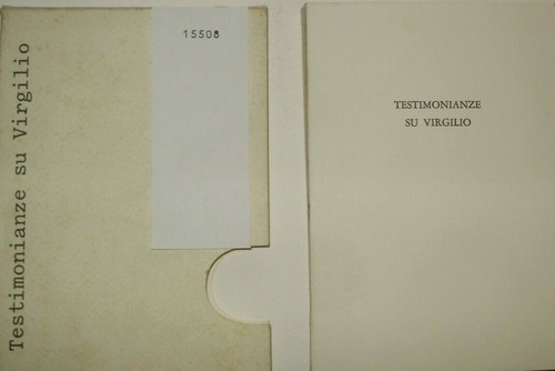 Testimonianze virgilio - testimonianze, su