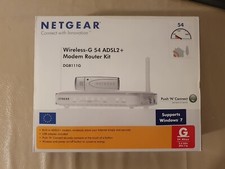 Netgear DGB111G Modem Router Set Wireless-G 54 WiFi ADSL2 + chiavetta usb wifi 