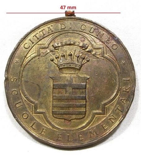 Medaglia 800 citta - '800, cuneo