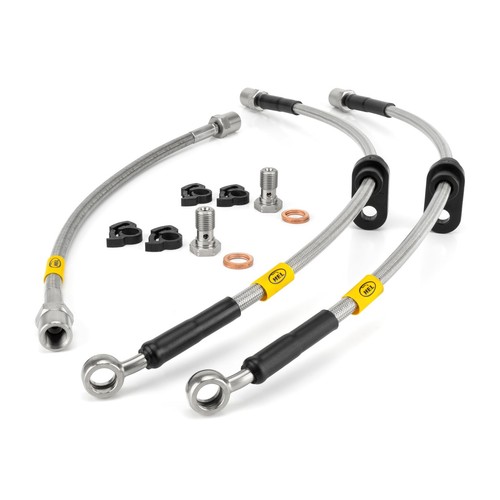 Kit tubi freno intrecciati - , hel