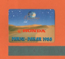 Adesivo Vintage Sticker Autocollant Aufkleber Moto Tuning HONDA Parigi Dakar '88