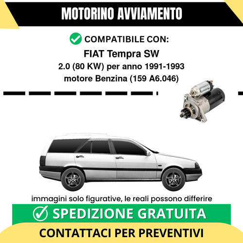 Motorino avviamento fiat - motorino,