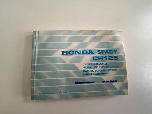 Honda spacy ch125 125 - ch125,