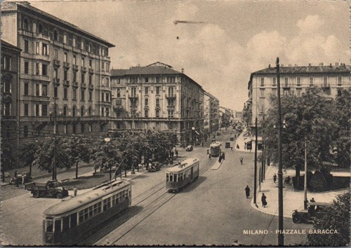 Milano piazzale baracca tram - baracca,,