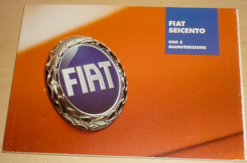 Libretto uso manutenzione - , fiat