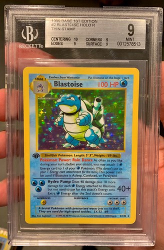 Pokèmon blastoise holo set - pokèmon,