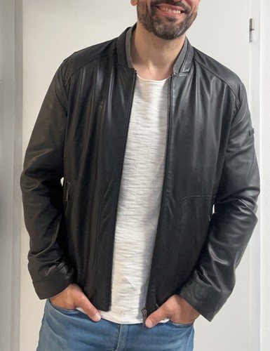Giacca pelle uomo bugatti - di,