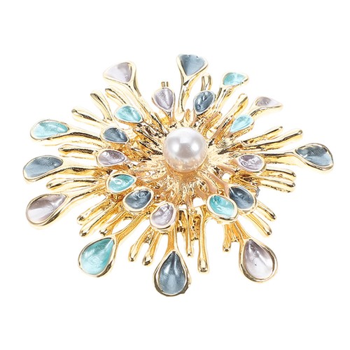 Spilla con strass per sciarpa