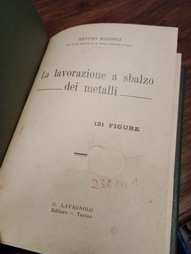 Massenz la lavorazione a - a.,