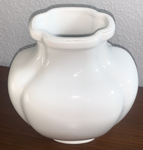 Vase blanc porcelaine - vase,