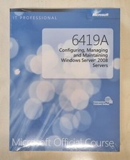 6419A WINDOWS SERVER 2008 CORSO UFFICIALE - LINGUA INGLESE - SIGILLATO