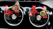 Deodorante bocchetta aria auto Batman Natale mini figura clip profumo fatto a mano regalo